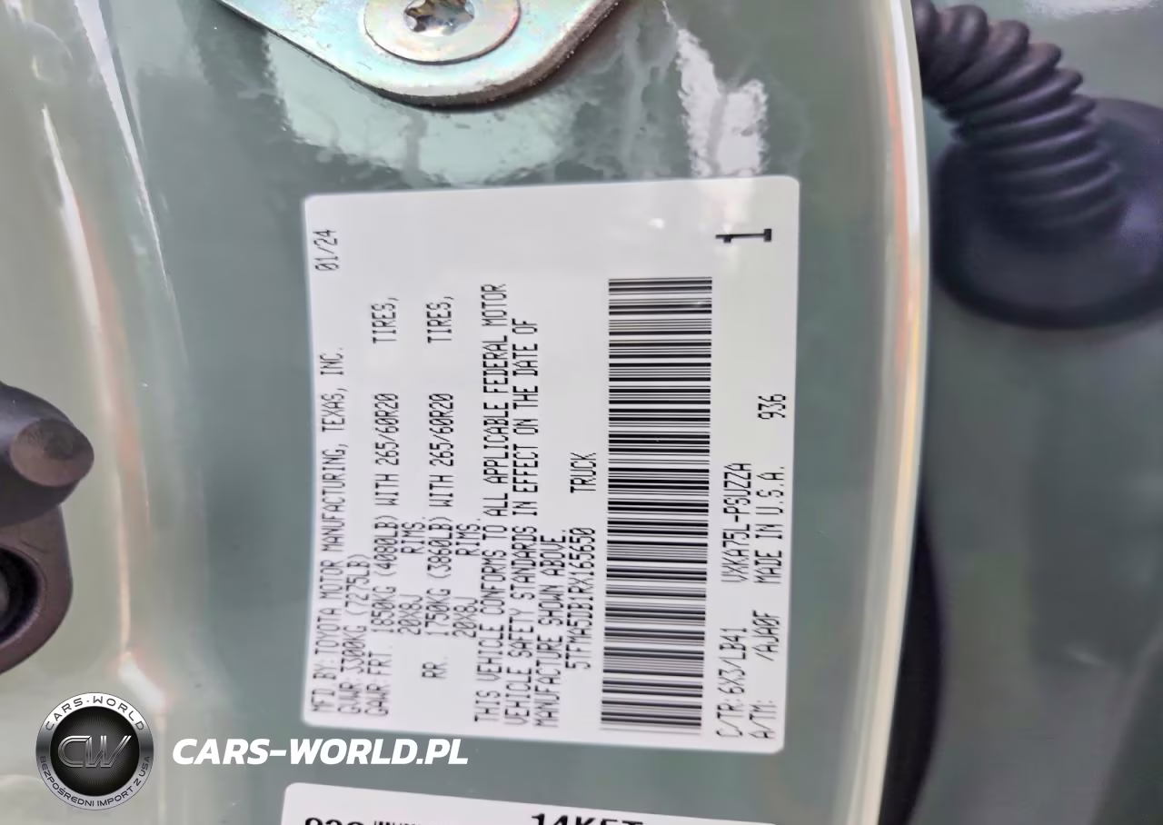 2024 Toyota Tundra 1794 Edition VIN:5TFMA5DB1RX165650 - 12