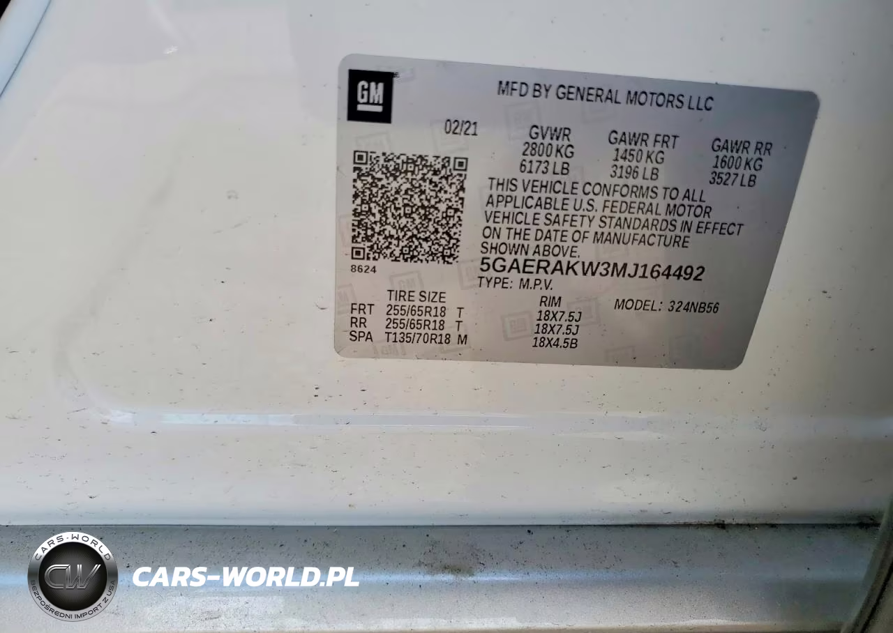 2021 Buick Enclave Preferred VIN:5GAERAKW3MJ164492 - 13