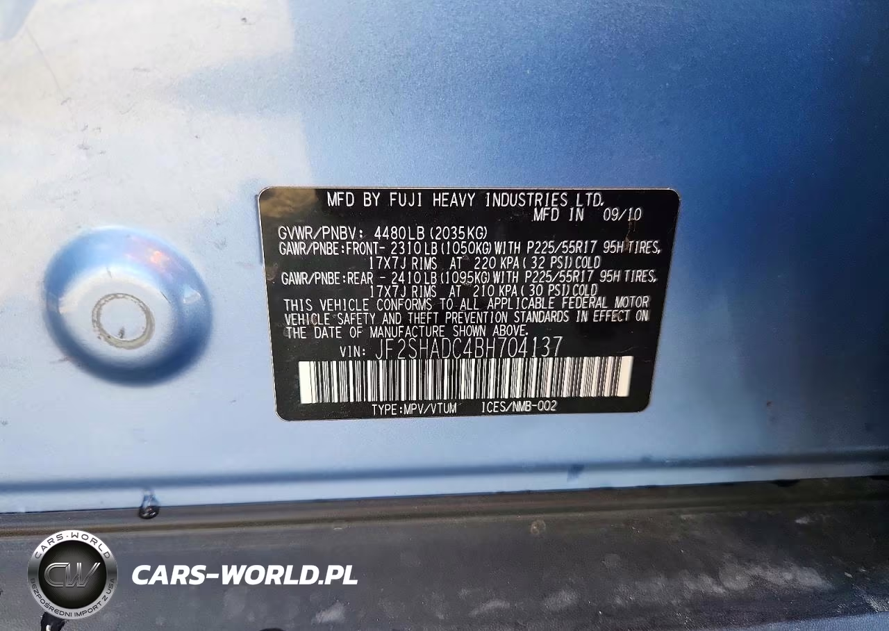 2011 Subaru Forester 2.5X Premium VIN:JF2SHADC4BH704137 - 14