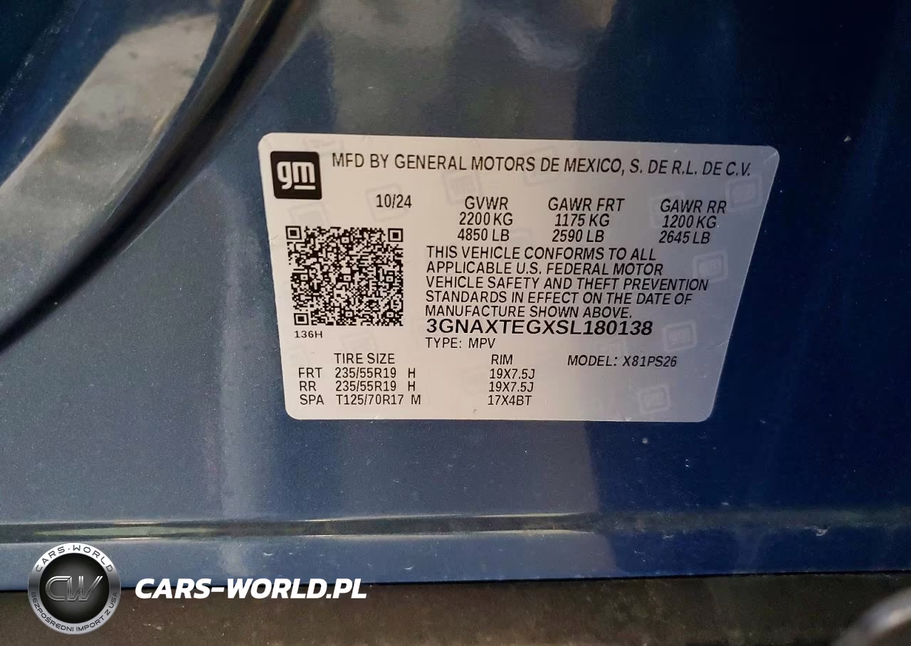 2025 Chevrolet Equinox Rs VIN:3GNAXTEGXSL180138 - 13