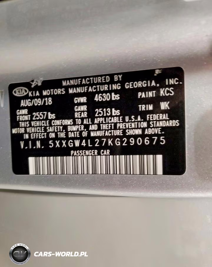 2019 Kia Optima Sx VIN:5XXGW4L27KG290675 - 12