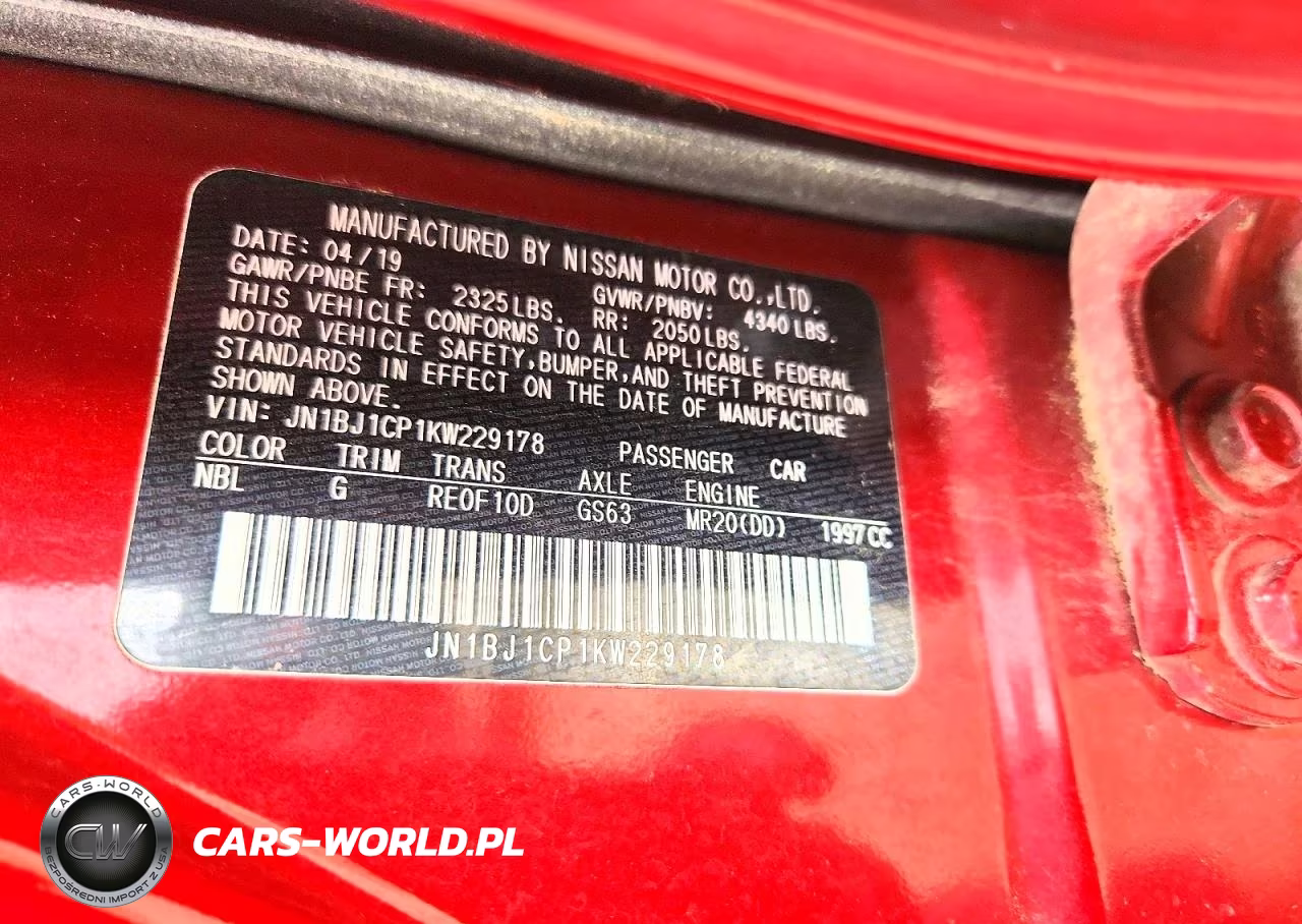 2019 Nissan Rogue Sport S VIN:JN1BJ1CP1KW229178 - 13