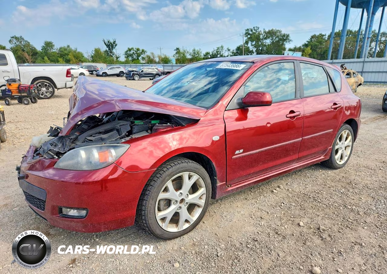 2008 Mazda 3 Hatchback VIN:JM1BK343781128833 - 1