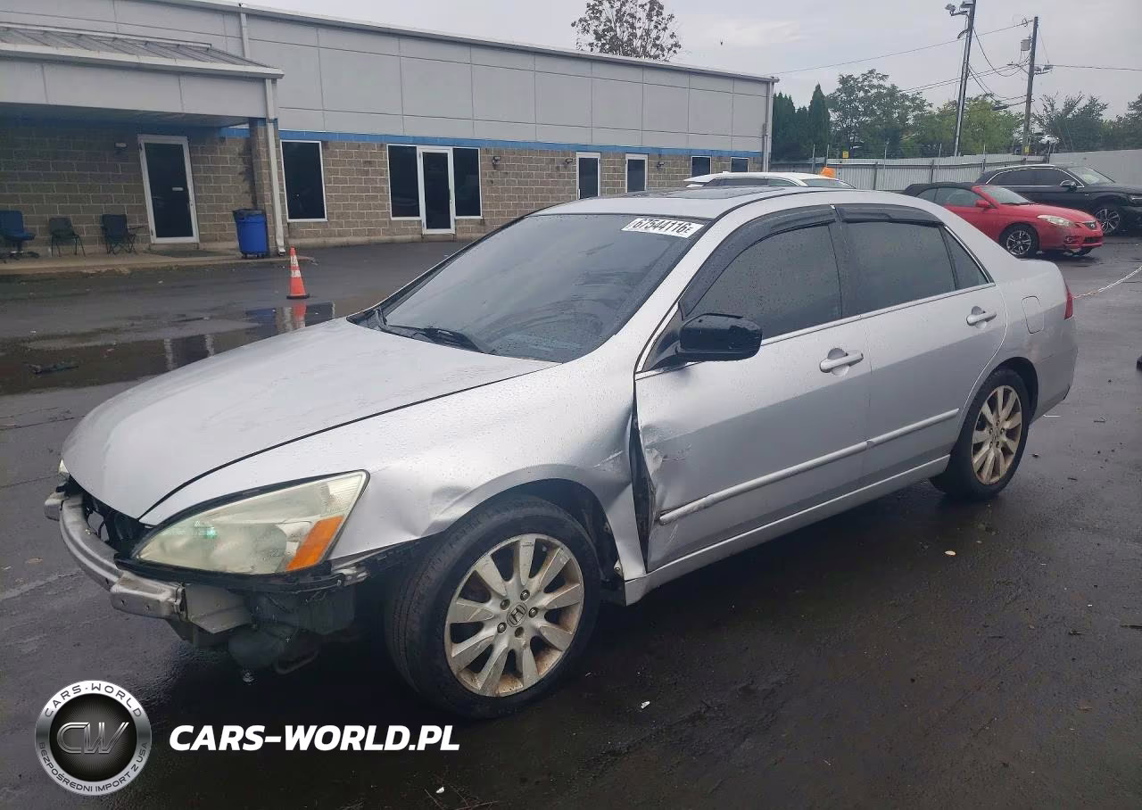2007 Honda Accord Ex VIN:1HGCM66567A085424 - 1