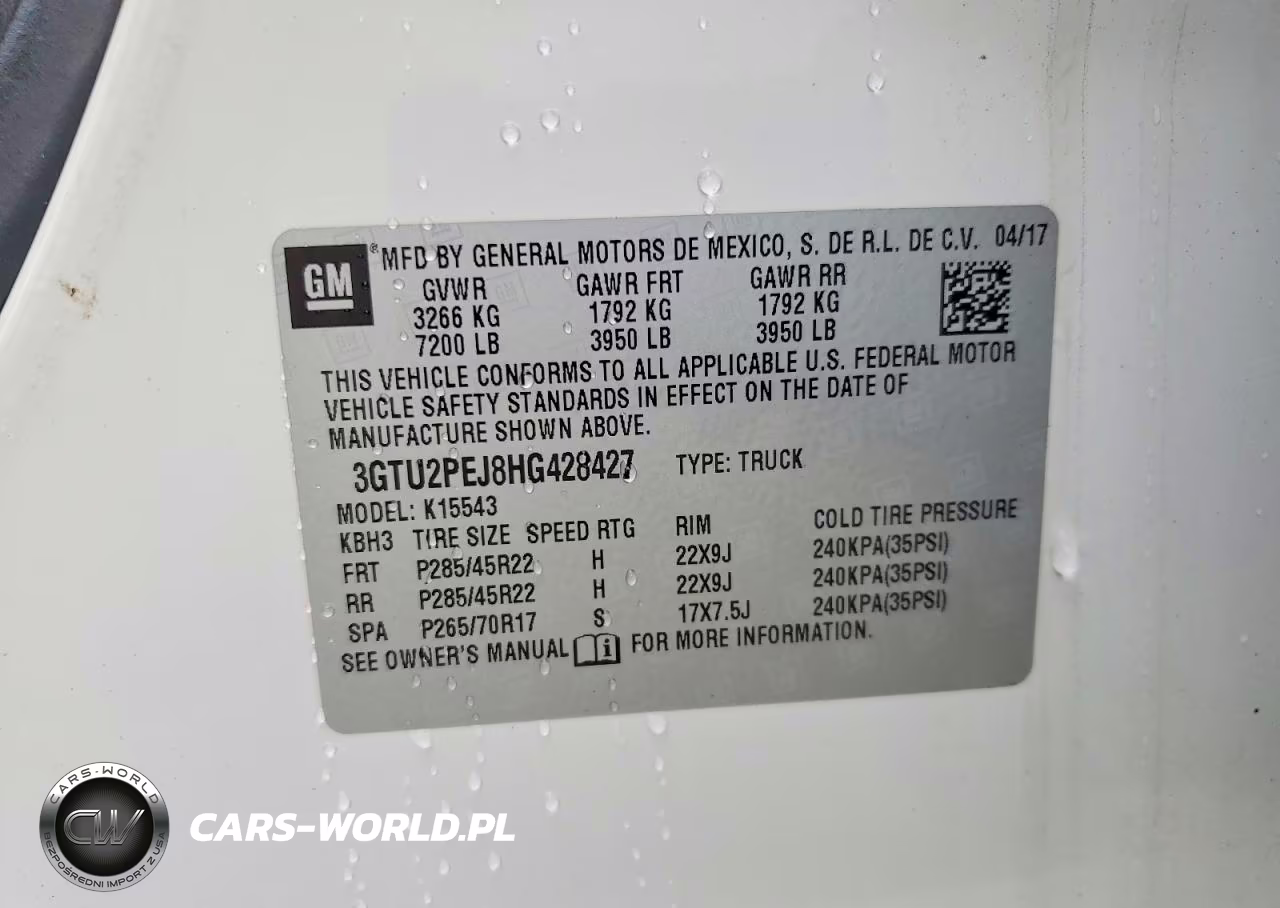 2017 GMC Sierra K1500 Denali VIN:3GTU2PEJ8HG428427 - 13
