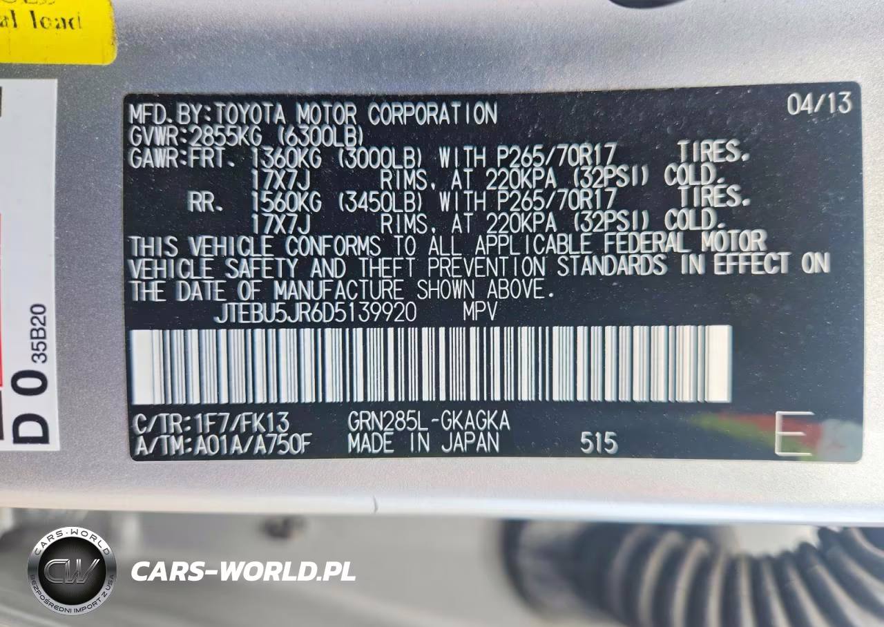 2013 Toyota 4Runner Sr5 VIN:JTEBU5JR6D5139920 - 13