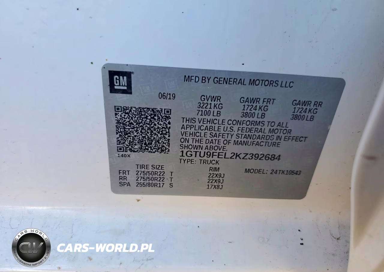 2019 GMC Sierra K1500 Denali VIN:1GTU9FEL2KZ392684 - 12