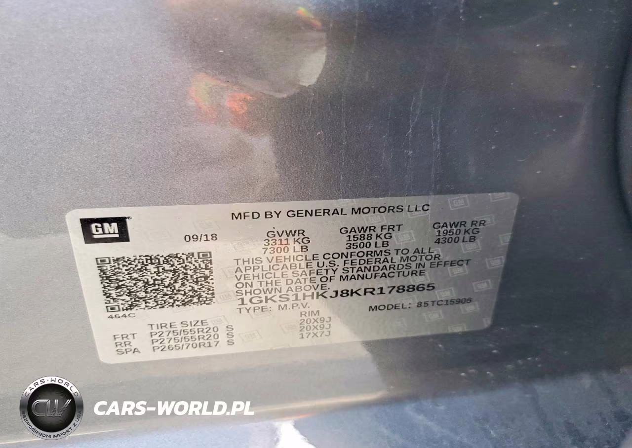 2019 GMC Yukon Xl Denali VIN:1GKS1HKJ8KR178865 - 13
