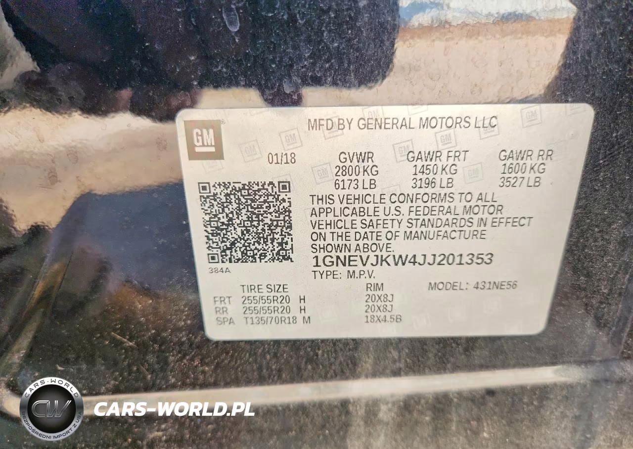 2018 Chevrolet Traverse Premier VIN:1GNEVJKW4JJ201353 - 13