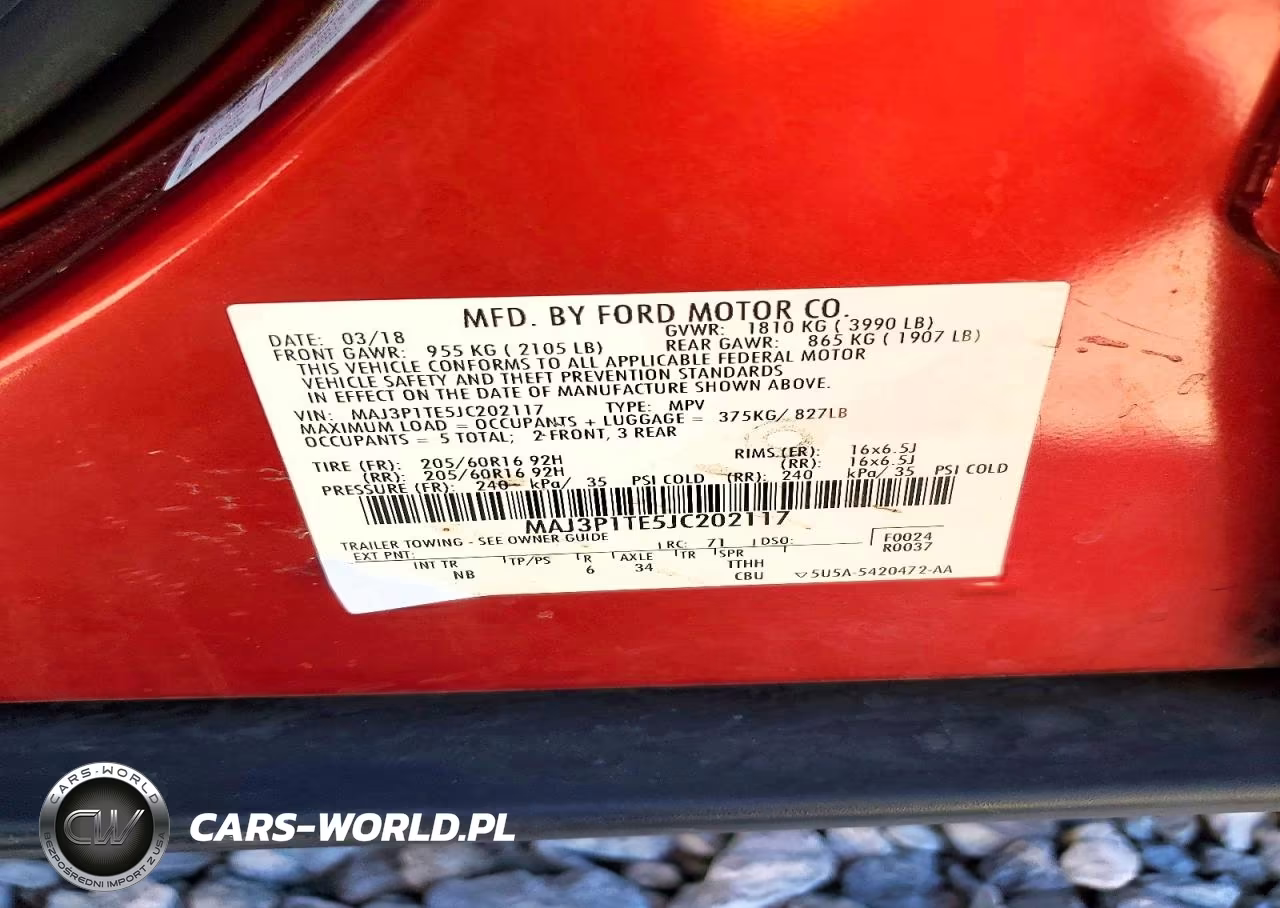 2018 Ford Ecosport Se VIN:MAJ3P1TE5JC202117 - 12