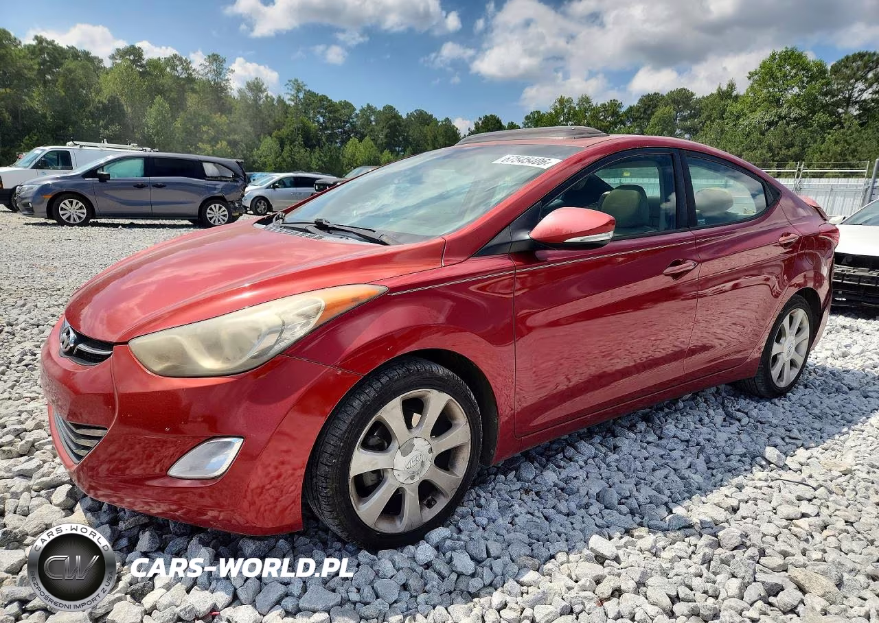 2013 Hyundai Elantra Limited VIN:KMHDH4AE2DU865817 - 1