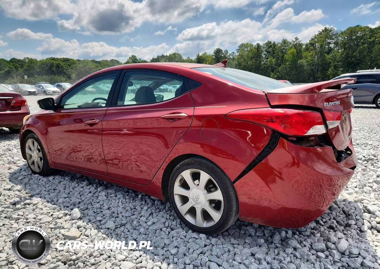 2013 Hyundai Elantra Limited VIN:KMHDH4AE2DU865817 - 2