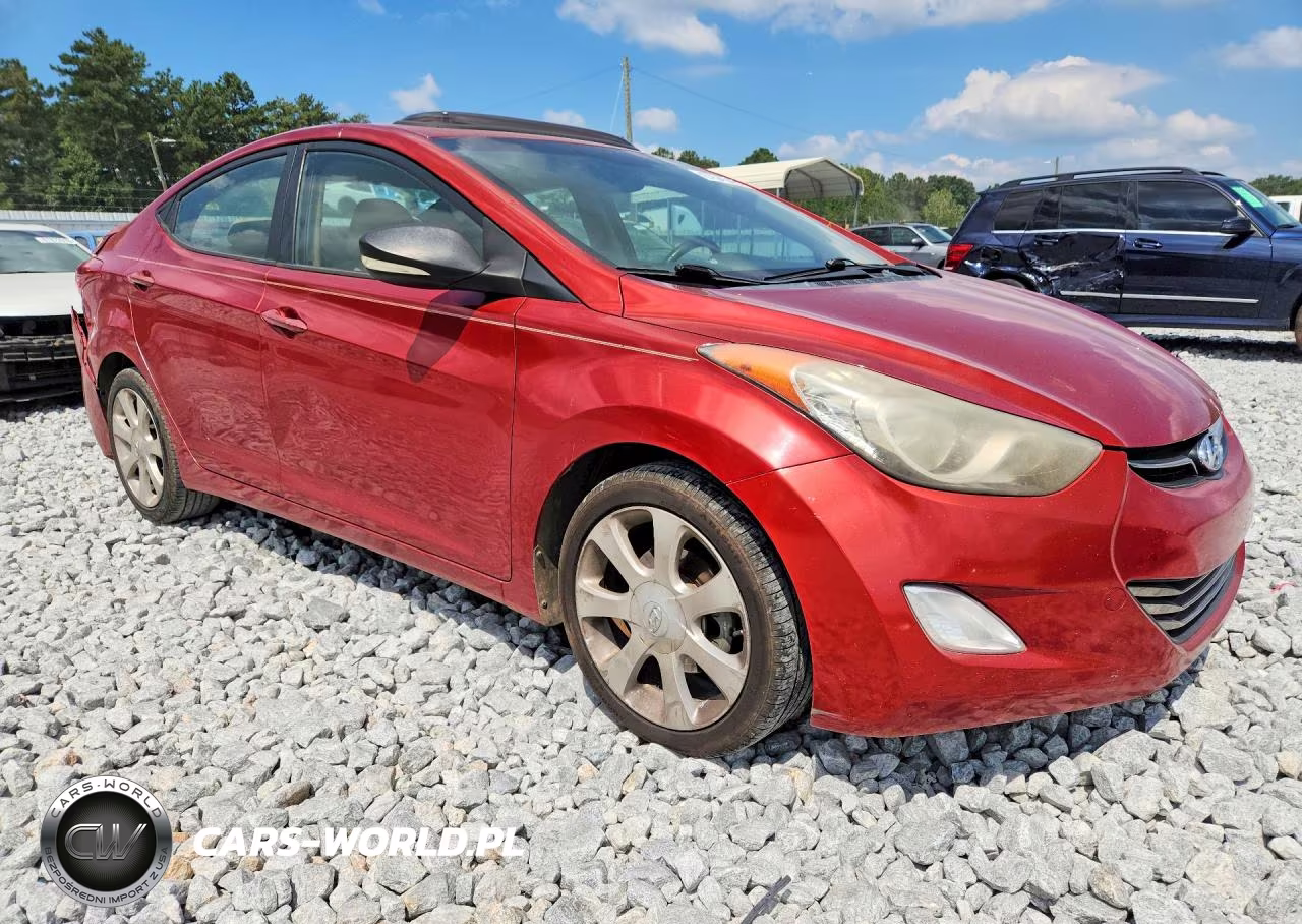 2013 Hyundai Elantra Limited VIN:KMHDH4AE2DU865817 - 4