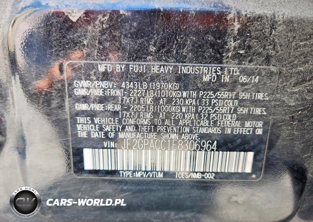 2014 Subaru Xv Crosstrek 2.0 Premium VIN:JF2GPACC1E8306964 - 13
