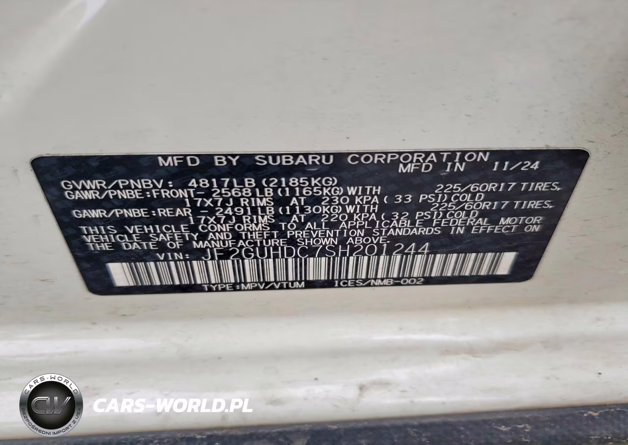 2025 Subaru Crosstrek Premium VIN:JF2GUHDC7SH201244 - 13