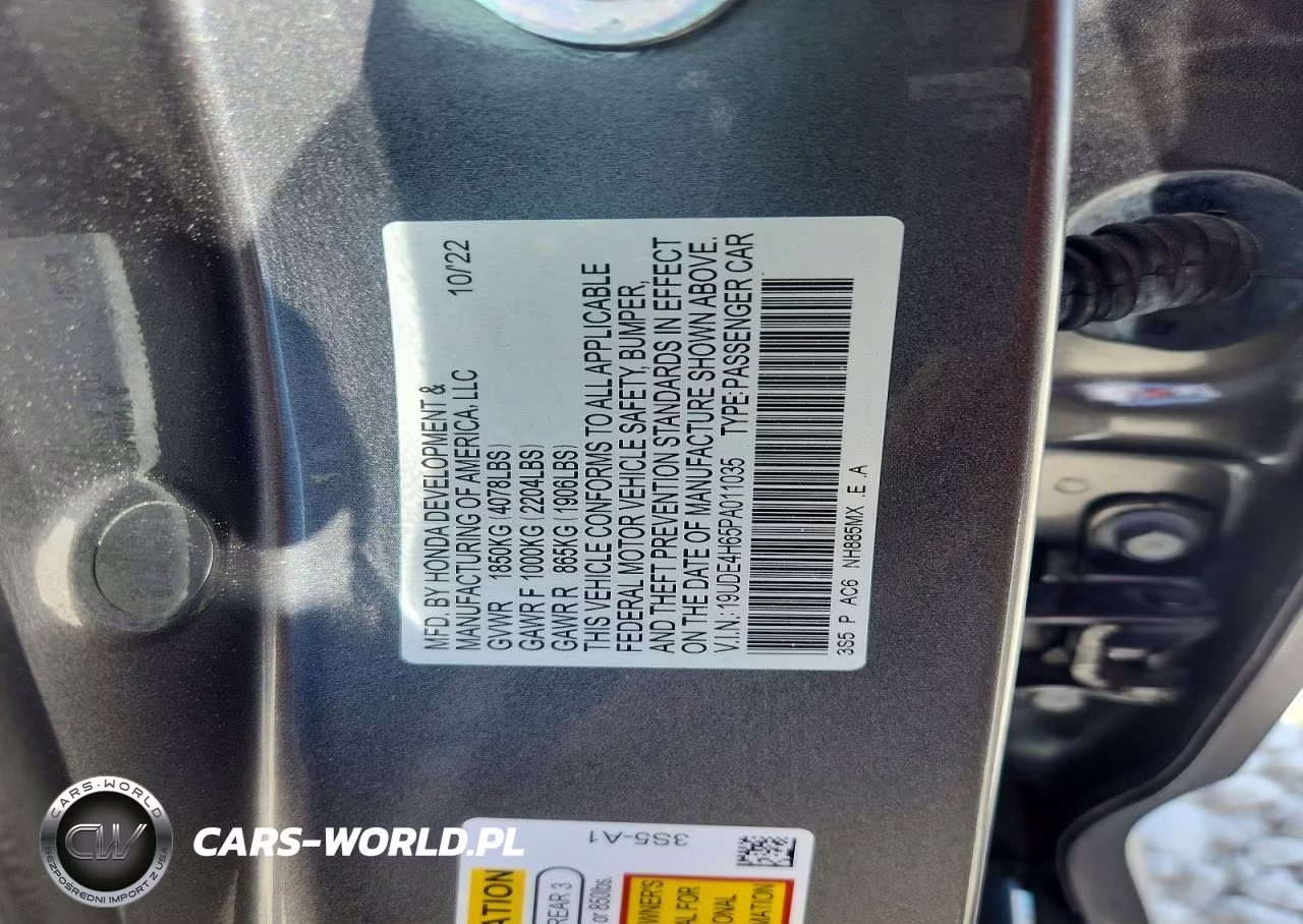 2023 Acura Integra A-Spec Tech VIN:19UDE4H65PA011035 - 12
