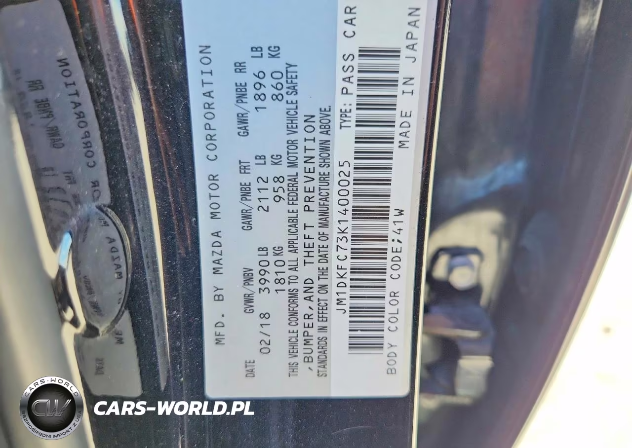 2019 Mazda Cx-3 Touring VIN:JM1DKFC73K1400025 - 12