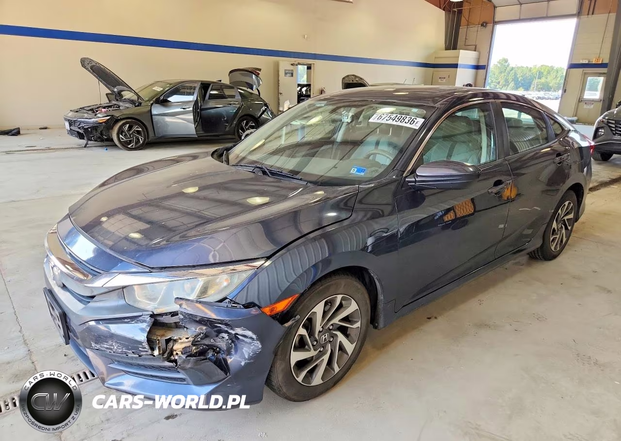 2016 Honda Civic Ex VIN:19XFC2F75GE053926 - 1