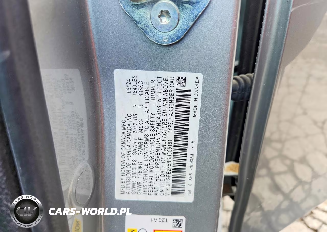 2025 Honda Civic Sport VIN:2HGFE2F58SH505181 - 13