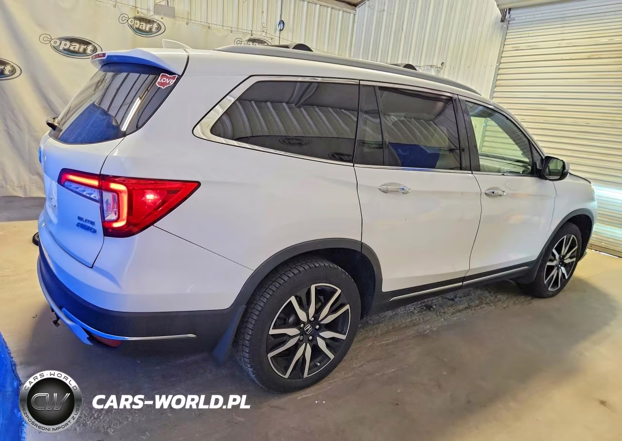 2019 Honda Pilot Elite VIN:5FNYF6H02KB029500 - 3