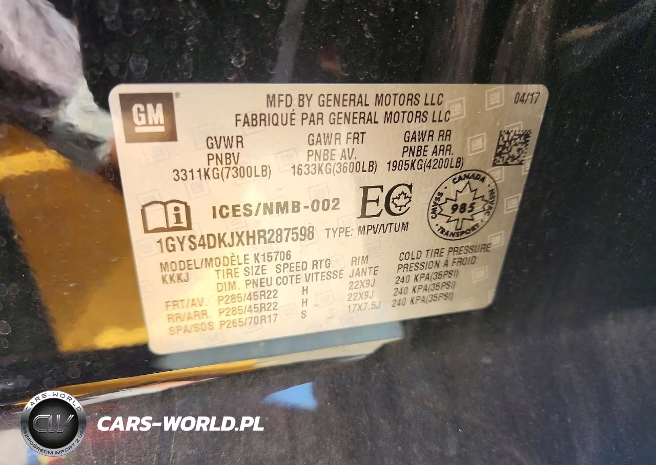 2017 Cadillac Escalade Platinum VIN:1GYS4DKJXHR287598 - 13