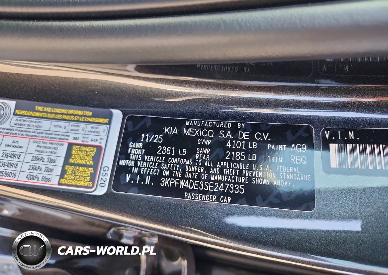 2025 Kia K4 Gt Line VIN:3KPFW4DE3SE247335 - 12
