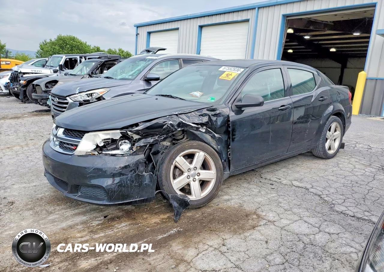 2013 Dodge Avenger Se VIN:1C3CDZAB0DN552035 - 1