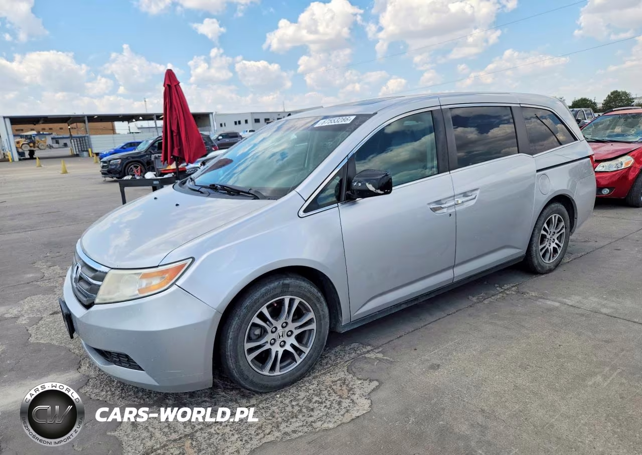 2013 Honda Odyssey Exl VIN:5FNRL5H63DB054145 - 1