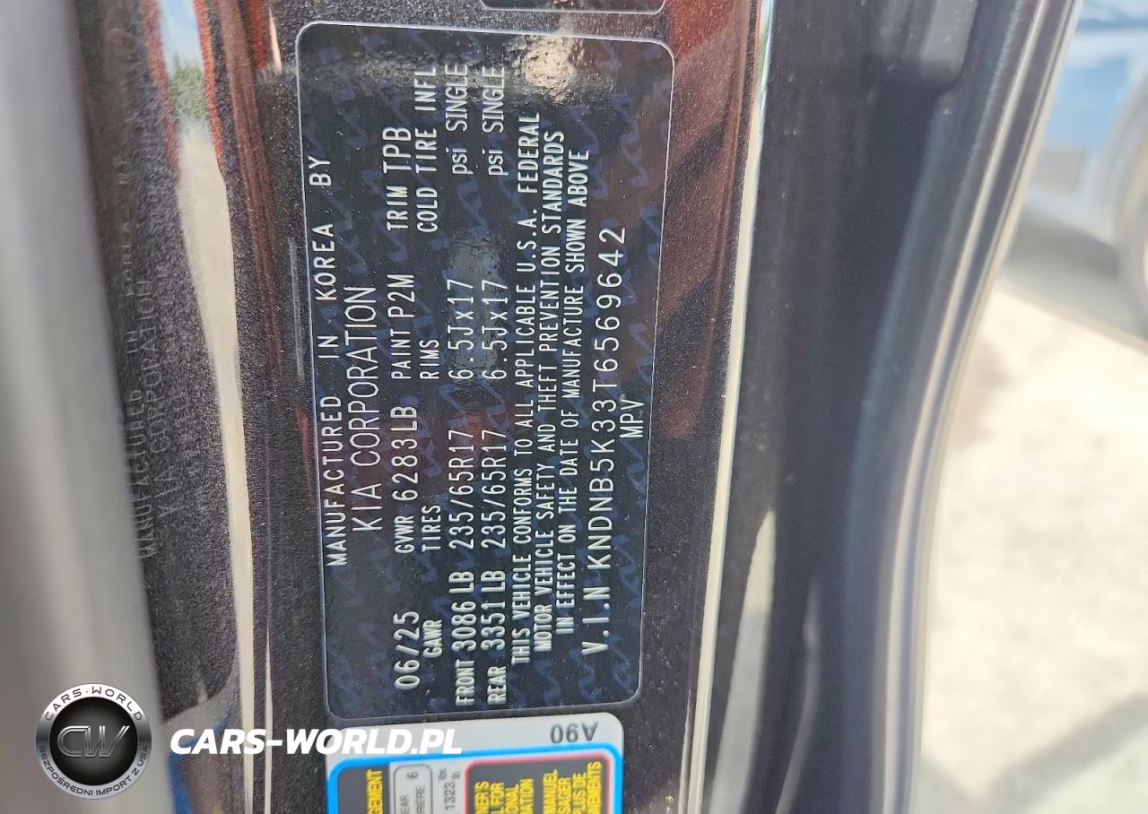 2026 Kia Carnival Lxs VIN:KNDNB5K33T6569642 - 13
