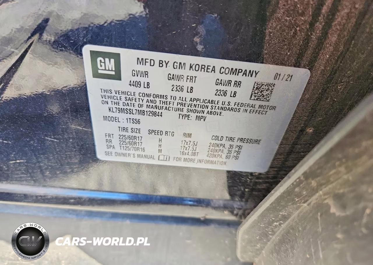 2021 Chevrolet Trailblazer Activ VIN:KL79MSSL7MB129844 - 13