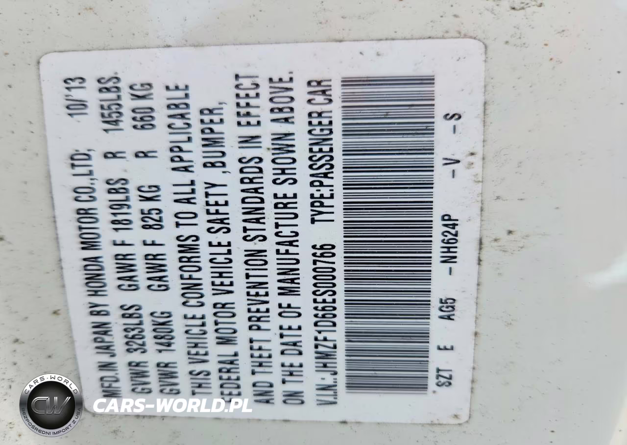 2014 Honda Cr-Z Ex VIN:JHMZF1D66ES000766 - 13