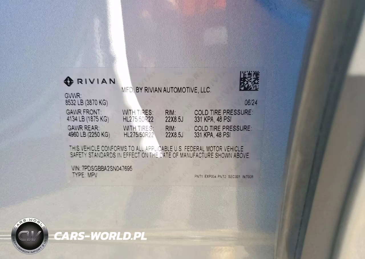 2025 Rivian R1S Adventure VIN:7PDSGBBA2SN047695 - 13