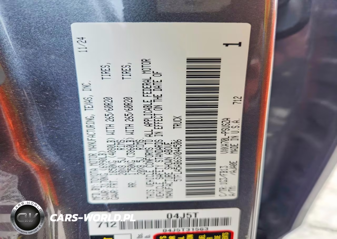 2025 Toyota Tundra Sr5 VIN:5TFLA5AB6SX044506 - 12