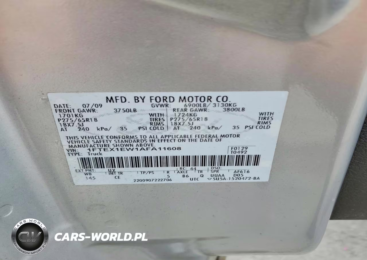 2010 Ford F150 Super Cab VIN:1FTEX1EW1AFA11608 - 12