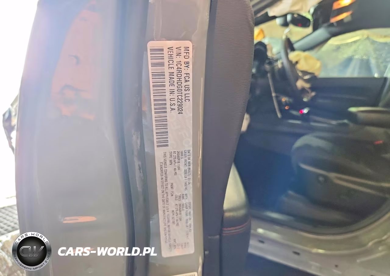 2026 Dodge Durango Gt VIN:1C4RDHDG0TC229024 - 13