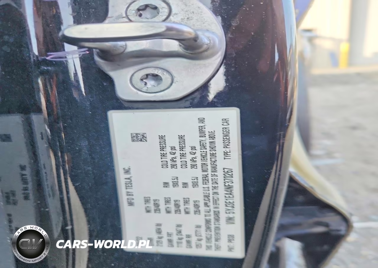 2022 Tesla Model 3 VIN:5YJ3E1EA4NF370267 - 12