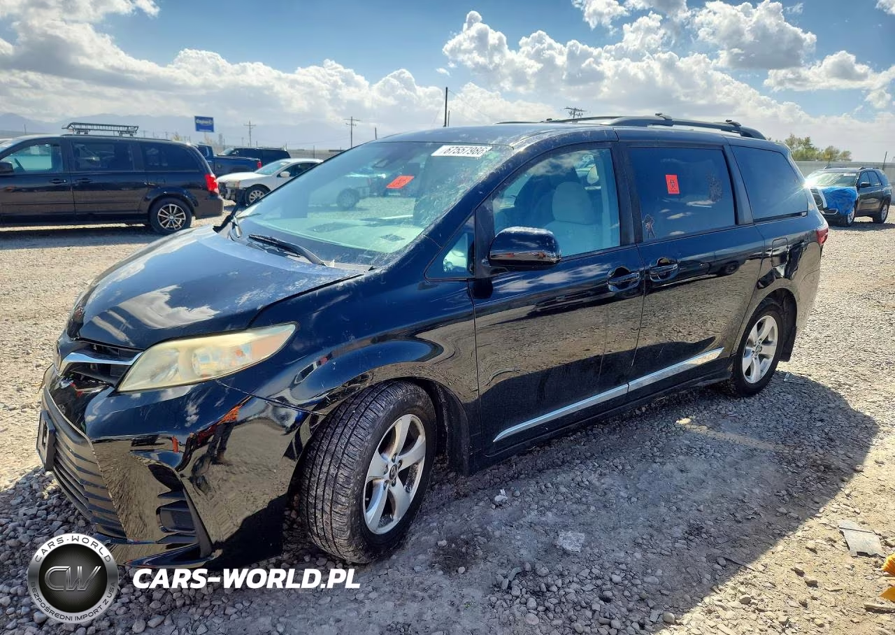 2020 Toyota Sienna Le VIN:5TDKZ3DC4LS021861 - 1