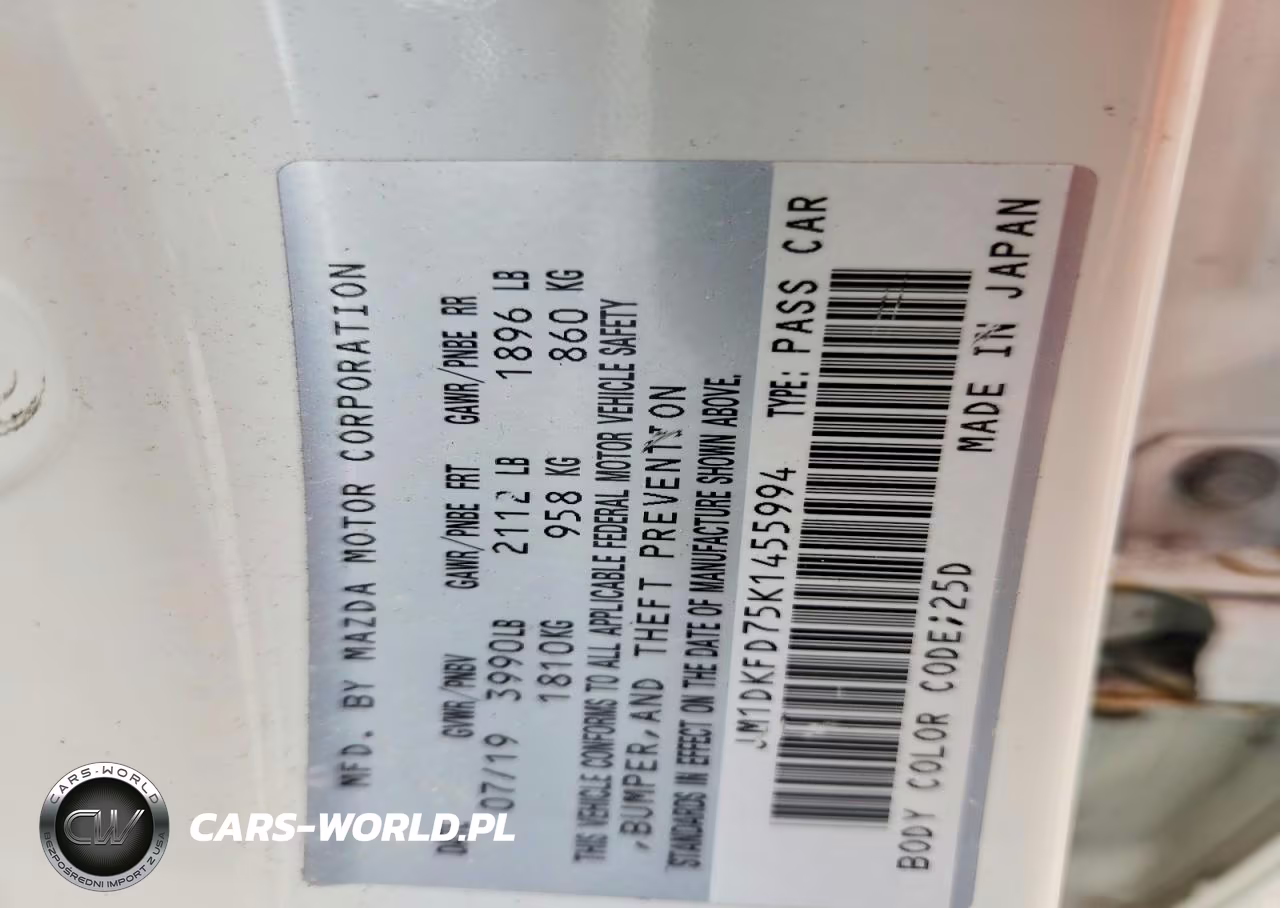 2019 Mazda Cx-3 Grand Touring VIN:JM1DKFD75K1455994 - 13