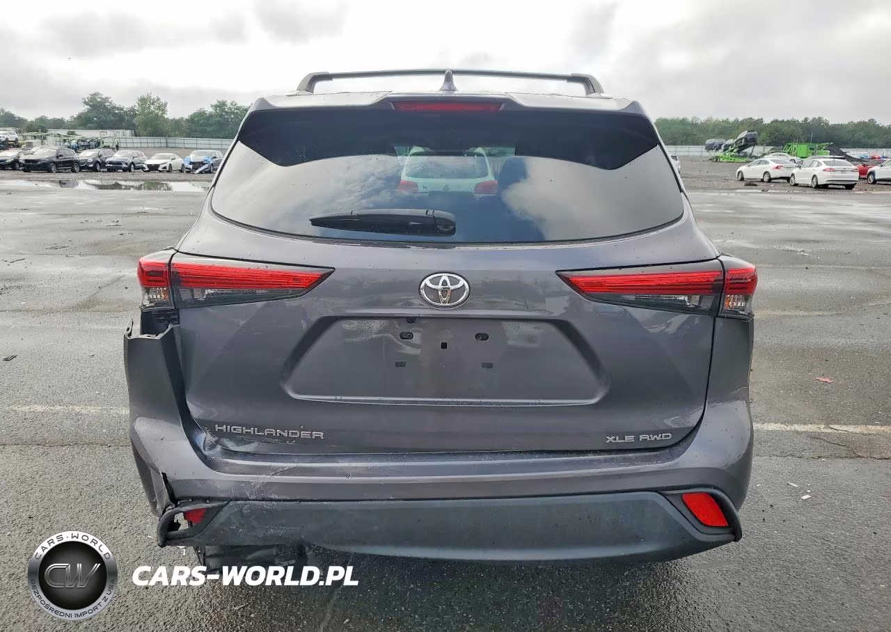 2022 Toyota Highlander Xle VIN:5TDGZRBH6NS165390 - 6
