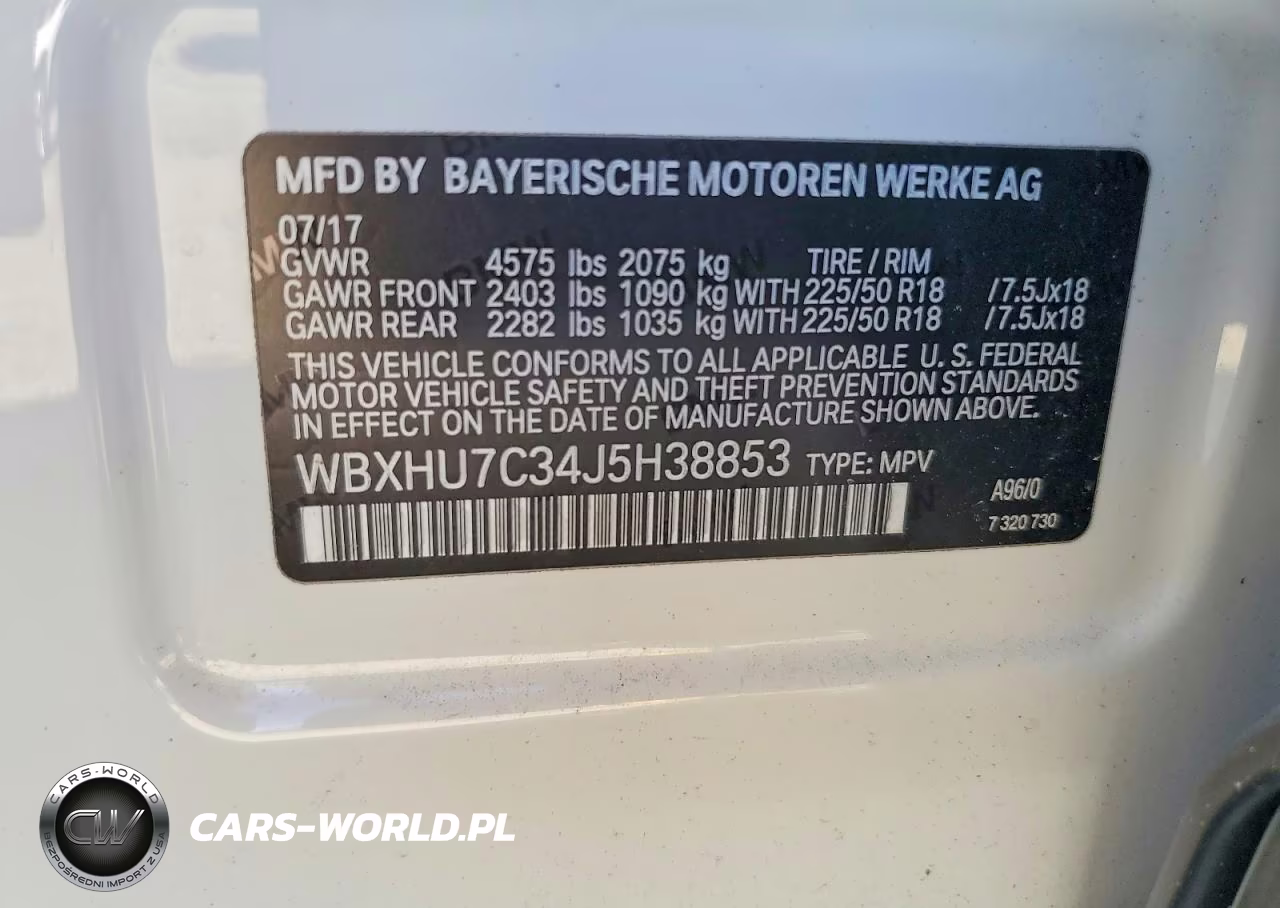 2018 BMW X1 Sdrive28I VIN:WBXHU7C34J5H38853 - 14