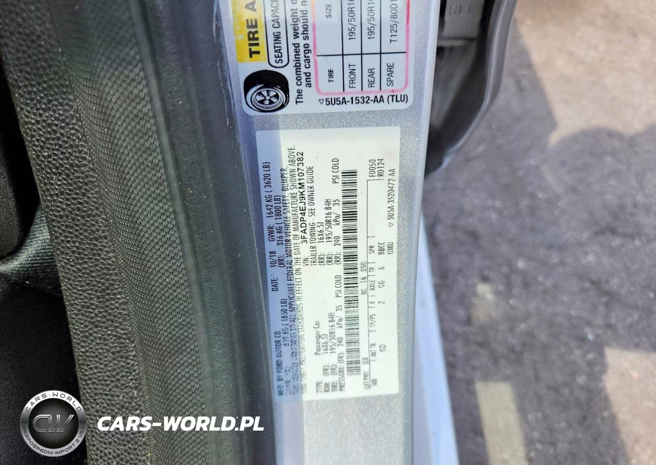 2019 Ford Fiesta Se VIN:3FADP4EJ9KM107382 - 12