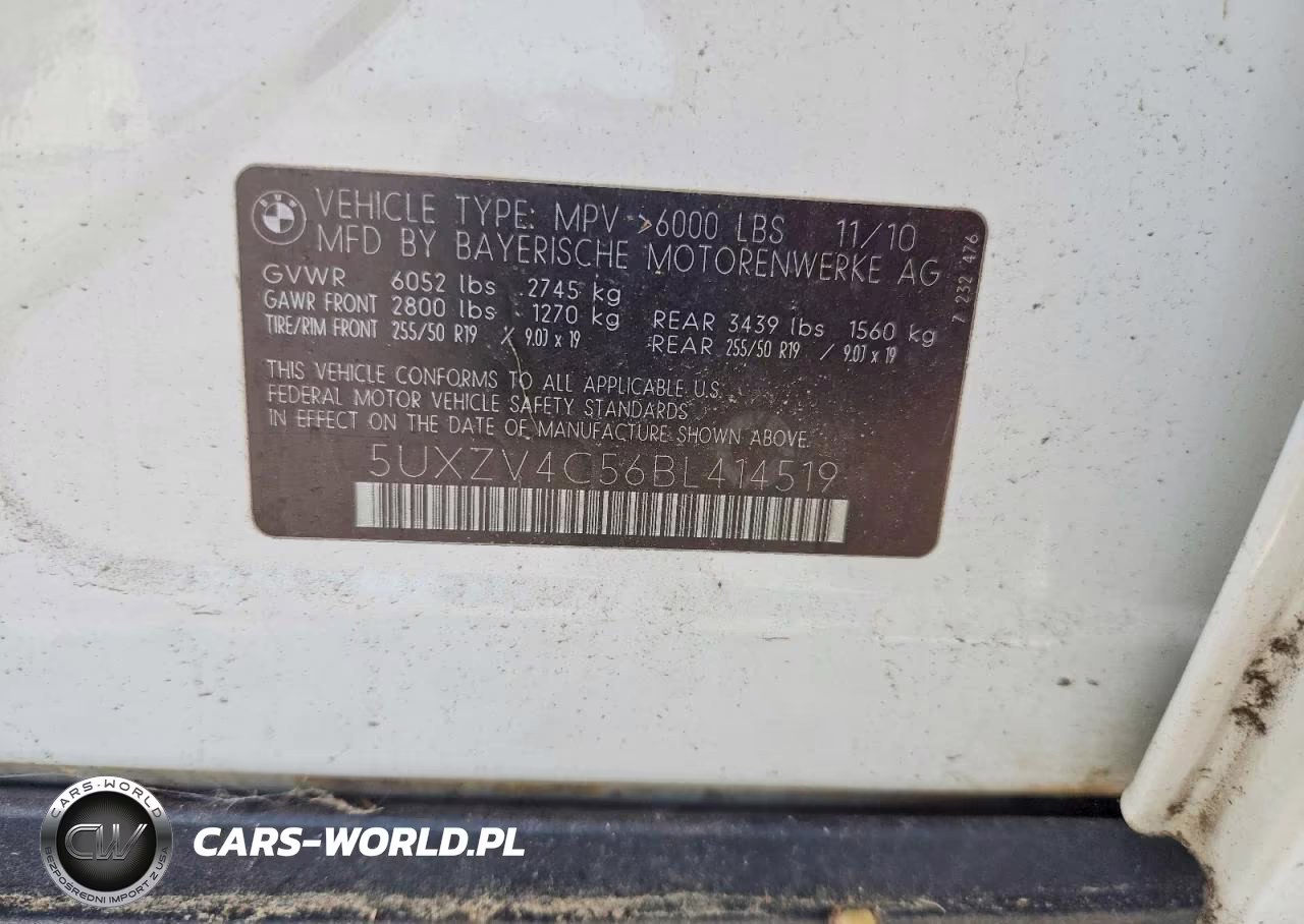 2011 BMW X5 xDrive35I VIN:5UXZV4C56BL414519 - 13