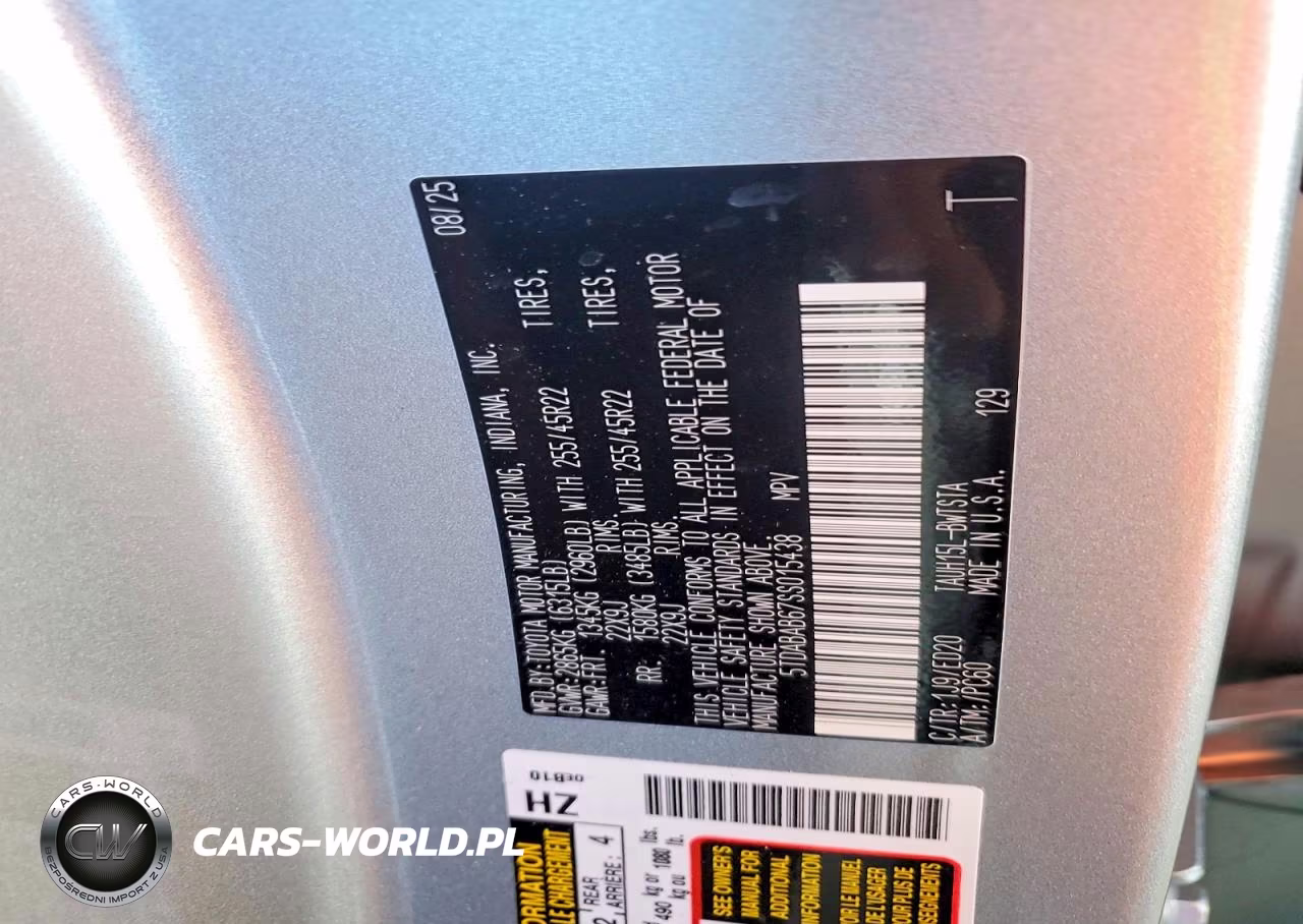 2025 Lexus Tx 500H F Sport Performance Premium VIN:5TDABAB67SS015438 - 13