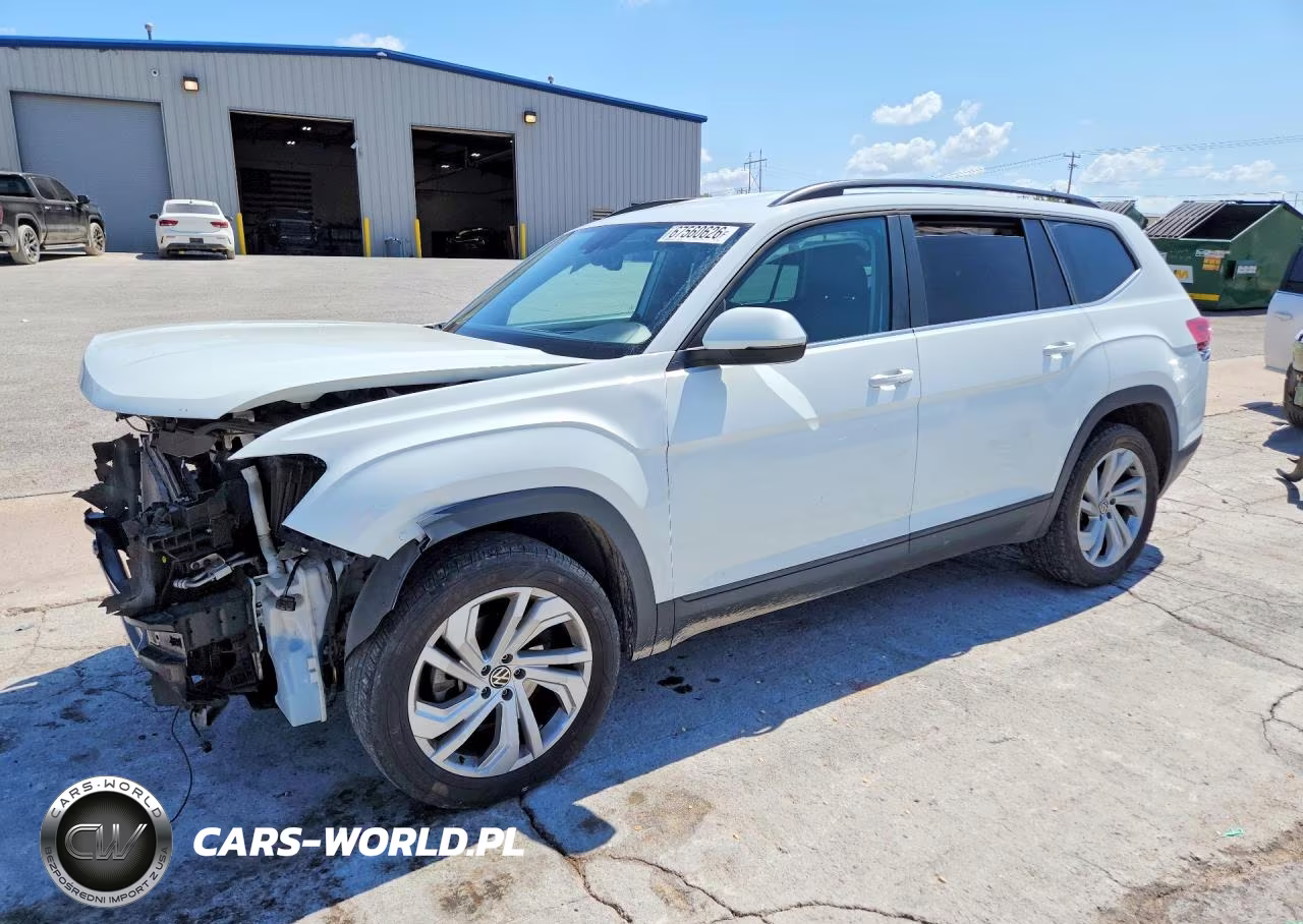 2021 Volkswagen Atlas Se VIN:1V2HR2CAXMC511128 - 1