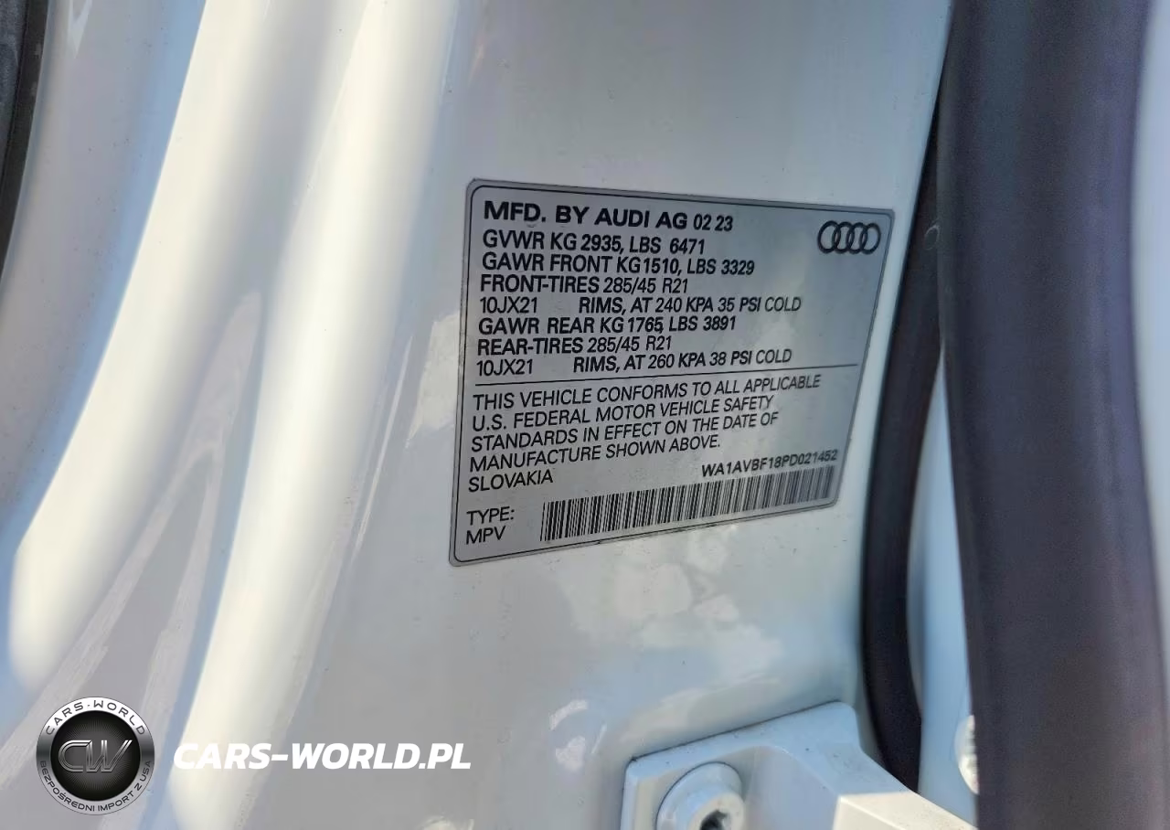 2023 Audi Q8 Premium VIN:WA1AVBF18PD021452 - 13