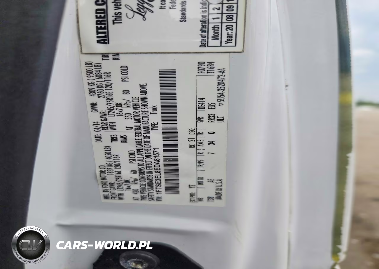 2014 Ford Econoline E350 Super Duty Van VIN:1FTSE3EL8EDA81571 - 13