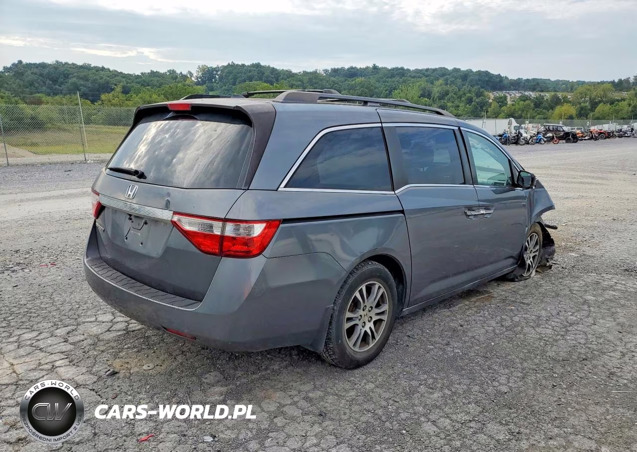 2011 Honda Odyssey Exl VIN:5FNRL5H6XBB020085 - 3