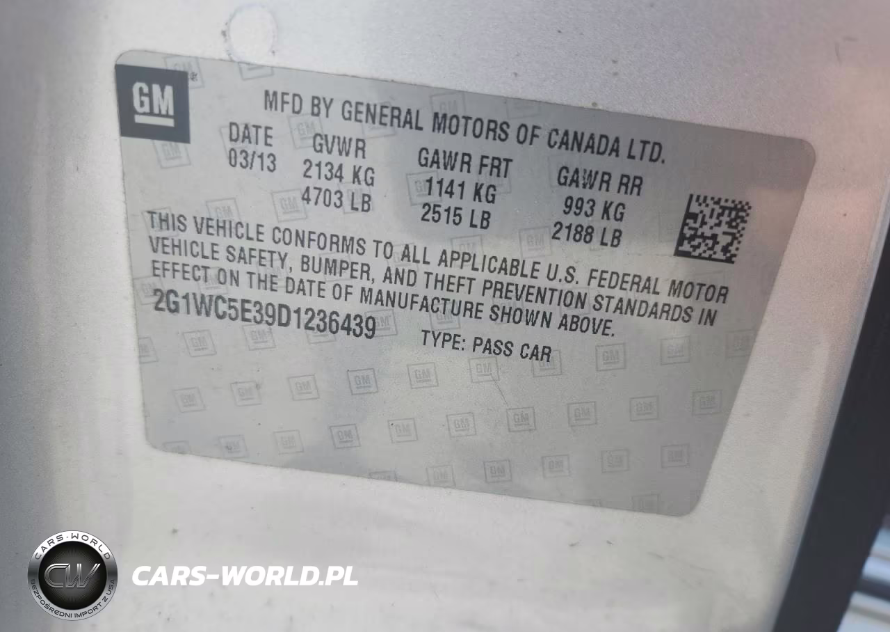 2013 Chevrolet Impala Ltz VIN:2G1WC5E39D1236439 - 12