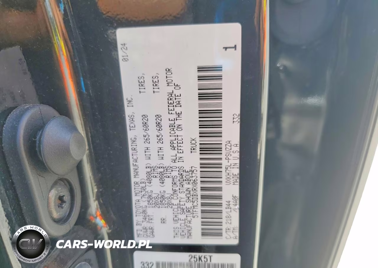 2024 Toyota Tundra Crewmax Platinum VIN:5TFMC5DBXRX063757 - 12