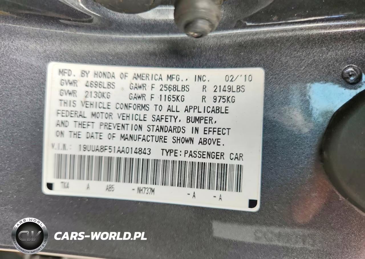2010 Acura Tl VIN:19UUA8F51AA014843 - 12